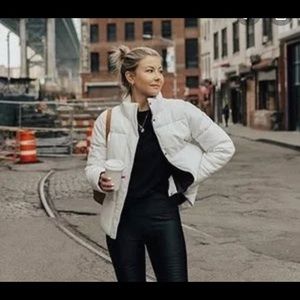 Andrew Marc Vegan leather puff jacket- NWT**